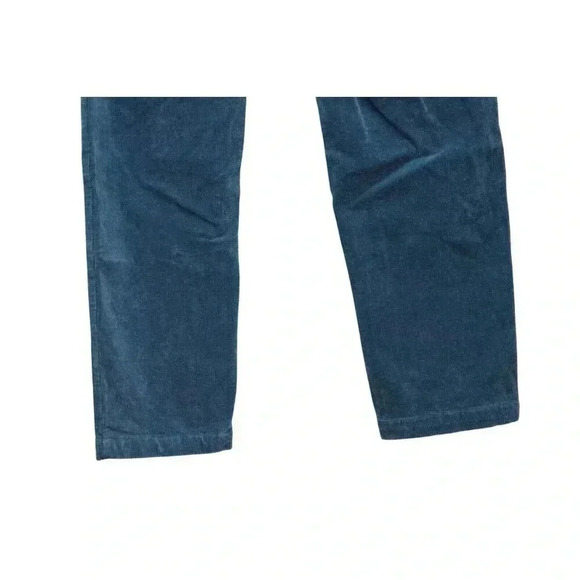 NWT Alison Sheri Corduroy Pants XS Pleated Straight Leg Academia Preppy Blue - Picture 10 of 12